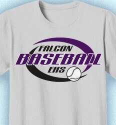 Baseball Shirt Design - Swirl - lead-12s6